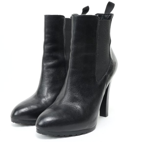 Lauren Ralph Lauren Black Ankle Boots - Picture 5 of 16